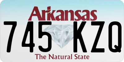 AR license plate 745KZQ