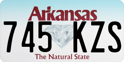 AR license plate 745KZS