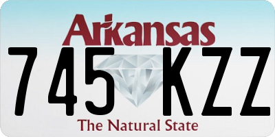AR license plate 745KZZ