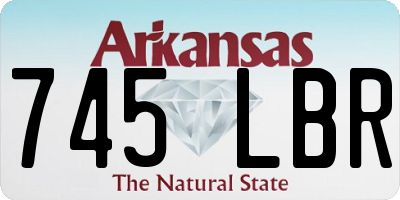 AR license plate 745LBR