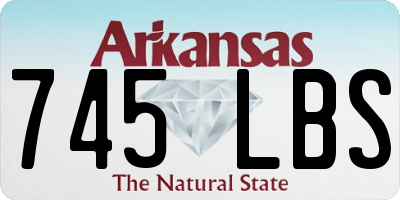 AR license plate 745LBS
