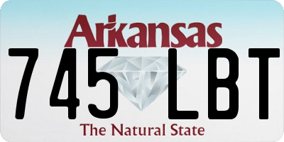 AR license plate 745LBT