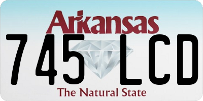 AR license plate 745LCD