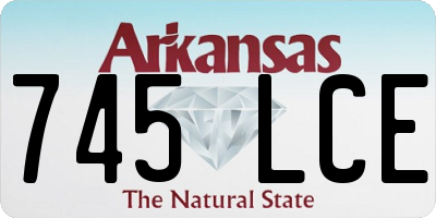 AR license plate 745LCE
