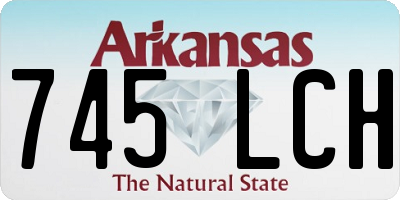 AR license plate 745LCH