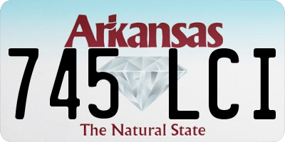 AR license plate 745LCI