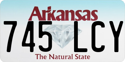 AR license plate 745LCY