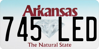 AR license plate 745LED