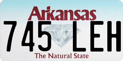 AR license plate 745LEH