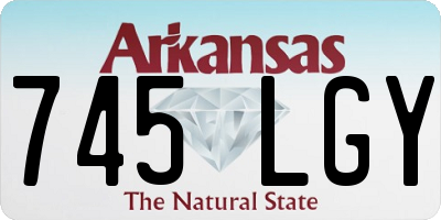 AR license plate 745LGY