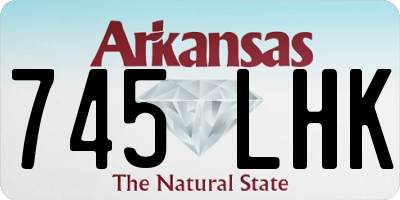 AR license plate 745LHK