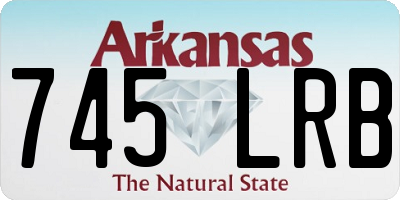 AR license plate 745LRB