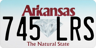 AR license plate 745LRS