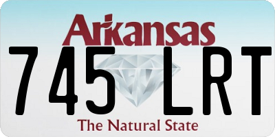 AR license plate 745LRT