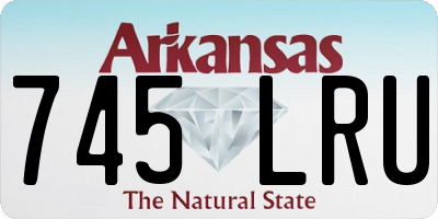 AR license plate 745LRU