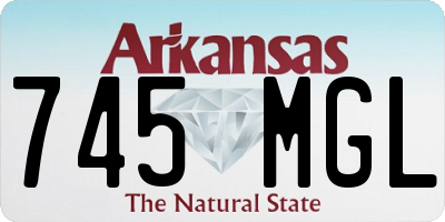 AR license plate 745MGL
