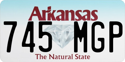 AR license plate 745MGP