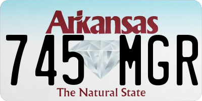 AR license plate 745MGR