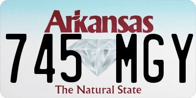 AR license plate 745MGY