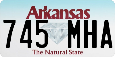 AR license plate 745MHA