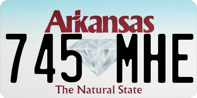 AR license plate 745MHE