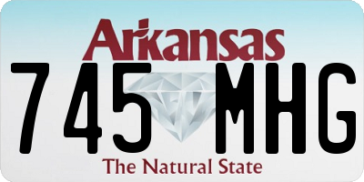 AR license plate 745MHG