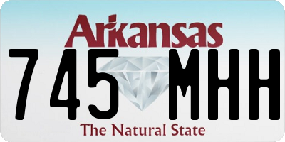 AR license plate 745MHH