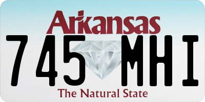 AR license plate 745MHI