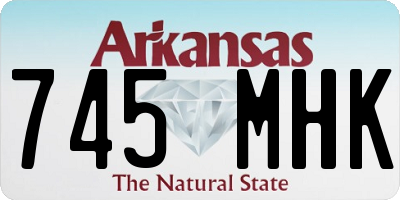 AR license plate 745MHK