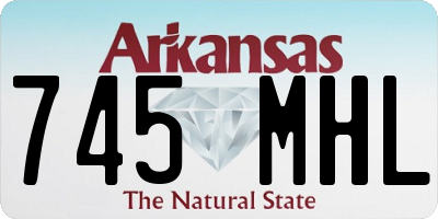 AR license plate 745MHL