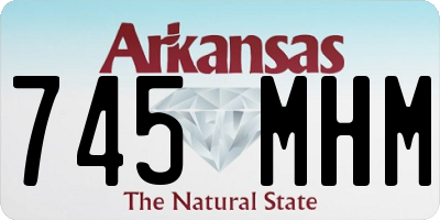 AR license plate 745MHM