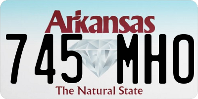 AR license plate 745MHO
