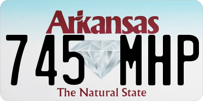 AR license plate 745MHP