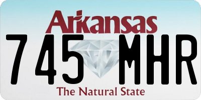 AR license plate 745MHR