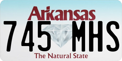AR license plate 745MHS