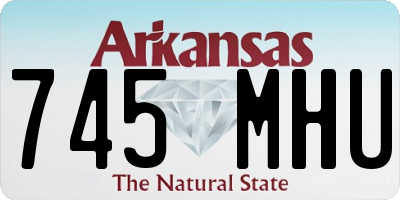 AR license plate 745MHU
