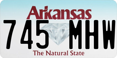 AR license plate 745MHW