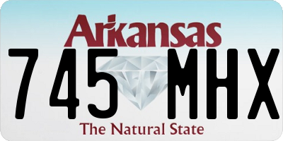 AR license plate 745MHX