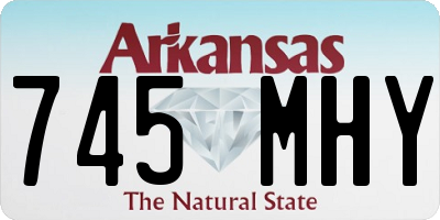 AR license plate 745MHY