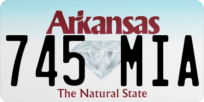 AR license plate 745MIA