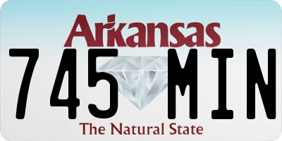 AR license plate 745MIN