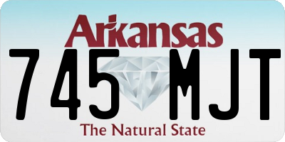 AR license plate 745MJT
