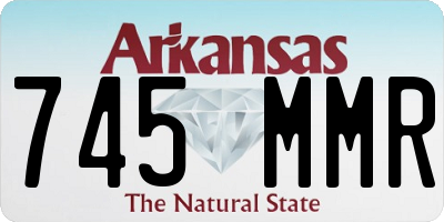 AR license plate 745MMR