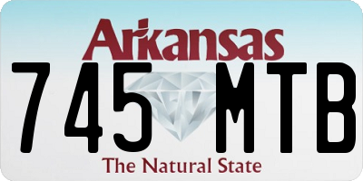 AR license plate 745MTB