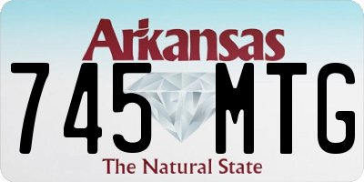 AR license plate 745MTG