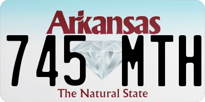 AR license plate 745MTH