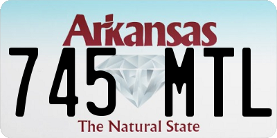 AR license plate 745MTL
