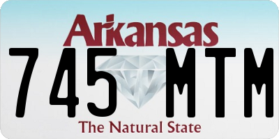 AR license plate 745MTM
