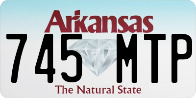 AR license plate 745MTP