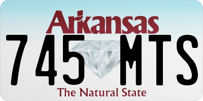 AR license plate 745MTS